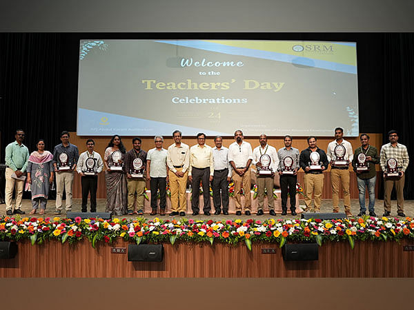 SRM University-AP Honoured Faculty Members for their Exemplary Excellence in the Field of Education