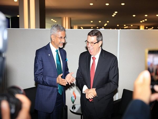 EAM Jaishankar meets Cuban counterpart on the sidelines of the UN General Assembly session