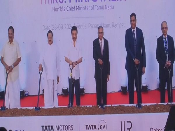 Tamil Nadu CM MK Stalin lays foundation stone for Tata Motors' new plant in Panapakkam SIPCOT