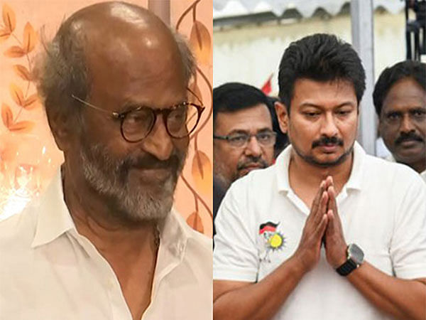 Rajinikanth congratulates Udhayanidhi on his elevation as DY CM