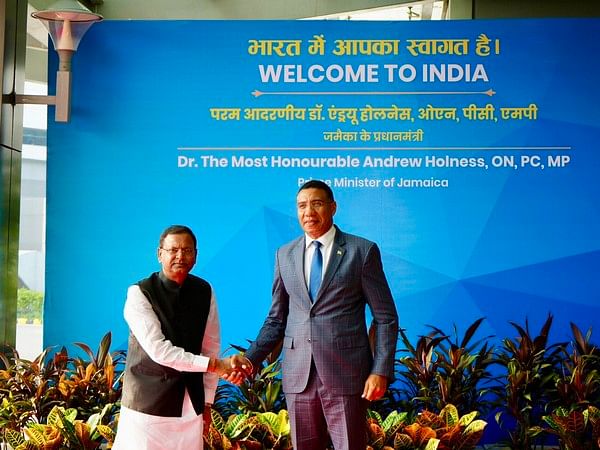 Jamaican PM Andrew Holness arrives in New Delhi on his maiden visit