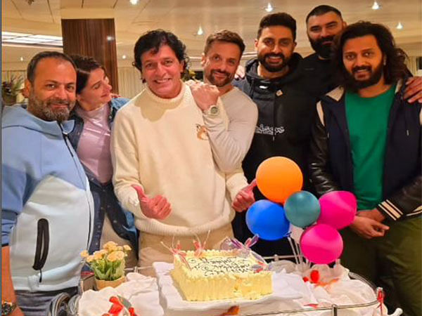 Chunky Panday celebrates birthday on Housefull 5 set with co-stars Abhishek Bachchan, Riteish Deshmukh