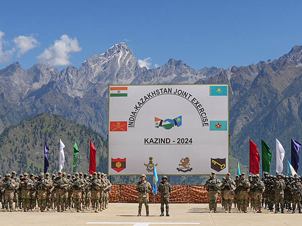 India-Kazakhstan Joint Military Exercise KAZIND-2024 begins in Uttarakhand