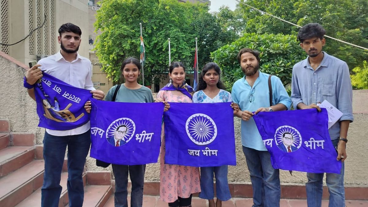 Members of Ambedkar Students’ Association (ASA) | Photo: Shubhangi Misra | ThePrint