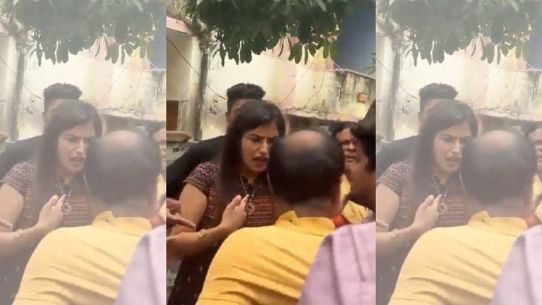 In PM’s constituency, Congress-BJP row over ‘rape threat’ sparks a scuffle & a sit-in. Cross-FIRs lodged