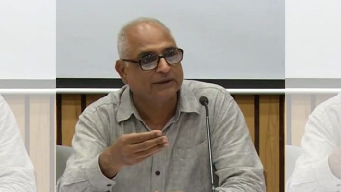 File photo: J.K. Bajaj, director of Centre for Policy Studies, Chennai | www.icssr.org