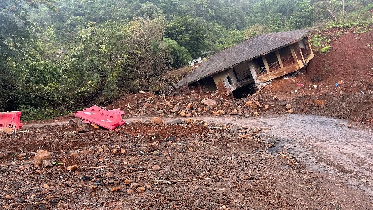 One of the villas destroyed in the landslide | Manasi Phadke | ThePrint