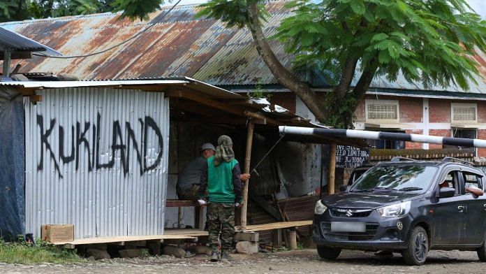 A shop in Kangpokpi with 'Kukiland' written on the side | Suraj Singh Bisht | ThePrint