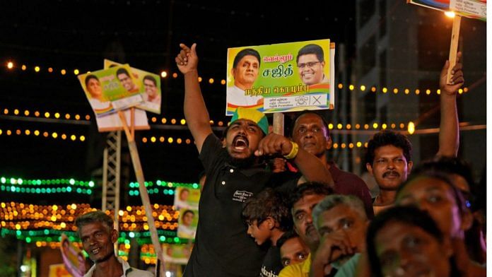 An election campaign rally for Sajith Premadasa, leader of the Samagi Jana Balawegaya (SJB) party | REUTERS/Thilina Kaluthotage/File Photo