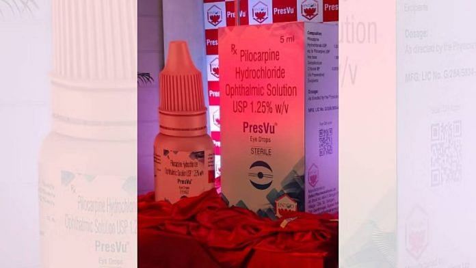 PresVu eyedrops by Entod Pharmaceuticals | Sumi Sukanya Dutta | ThePrint