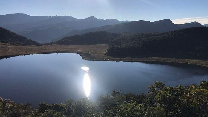 Rih Dil lake in Myanmar's Chin State where the two boys were apprehended | Karishma Hasnat | ThePrint