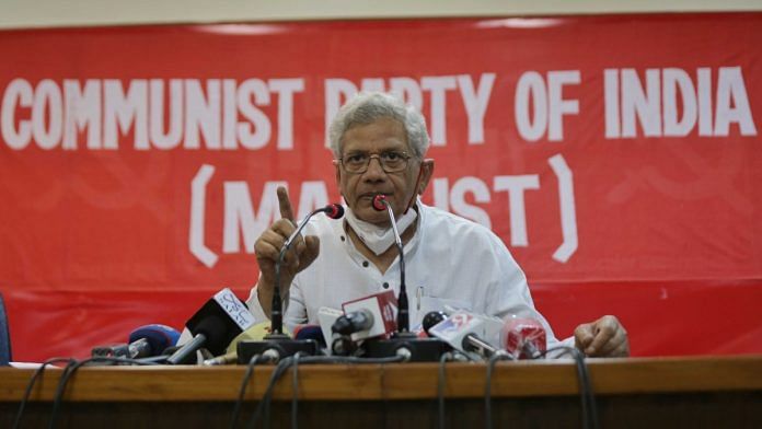 File photo of CPI(M) general secretary Sitaram Yechury | Suraj Singh Bisht | ThePrint