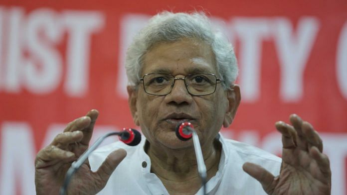 File photo of CPI(M) general secretary Sitaram Yechury | Suraj Singh Bisht | ThePrint