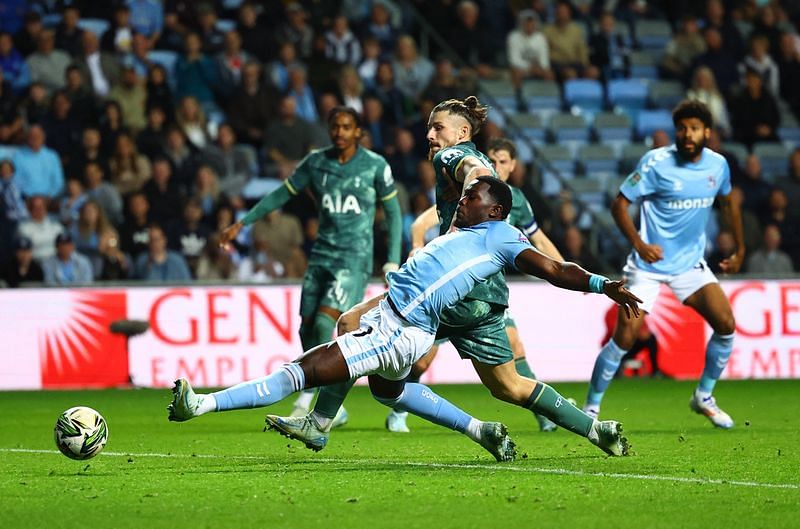 SoccerLate double saves Tottenham and ends Coventry's League Cup hopes