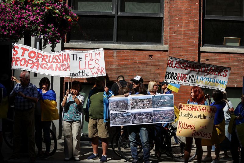 TIFF 2024 Protesters blast 'Russia at War,' director defends it as