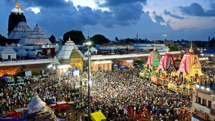 Devotees throng the Jagannath Temple in Puri | Representative picture | ANI