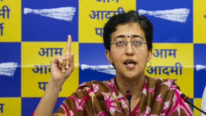 File photo of Atishi Marlena | Suraj Singh Bisht | ThePrint