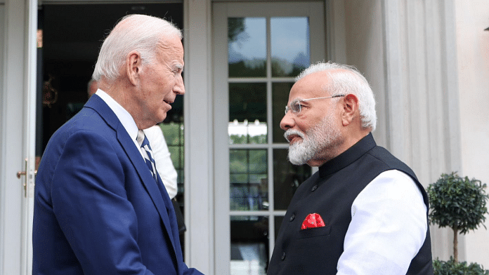 US President Biden hosts PM Modi at his residence in Greenville |X(previously Twitter)/@narendramodi