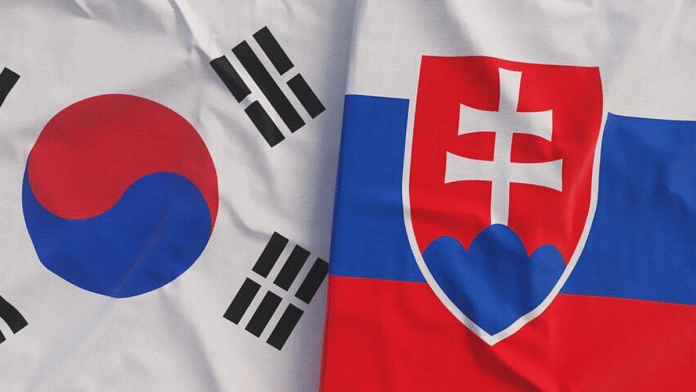 Flags of Slovakia (right) and Republic of Korea (left), Representative Image | freepik