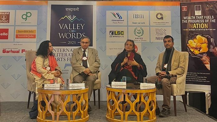 File photo of a panel discussion hosted by VoW | Representational image | X@vowlitfest