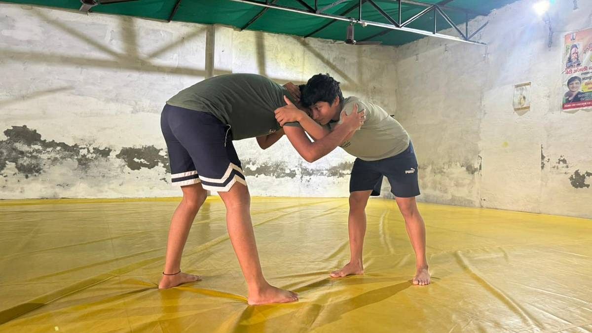 Wrestlers at Dada Shyam Akhara | Photo: Sagrika Kissu/ThePrint