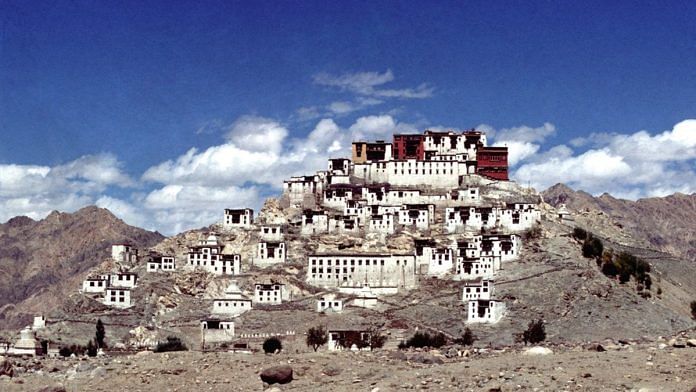 Thiksey Gompa, Robert D. MacDougall, Leh, India, c. 1960–1987. Image courtesy of Cornell University Library, New York