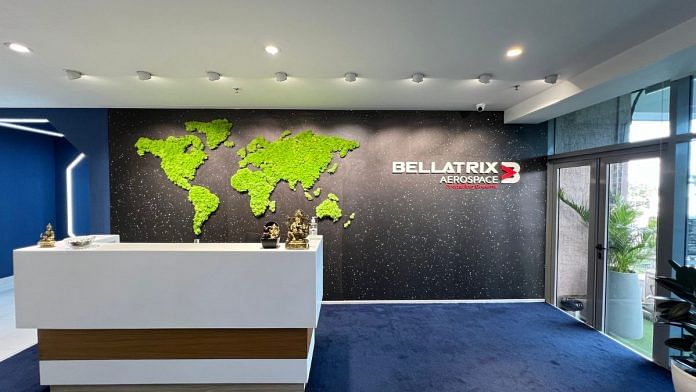 Bellatrix Aerospace office in Bengaluru. It specialises in 'nanothrusters' – devices that help satellites fly | Photo: Sandhya Ramesh, ThePrint