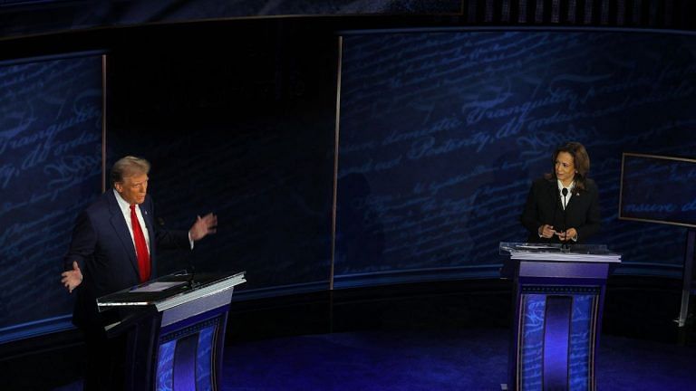 How Donald Trump debates with women. Comparing Kamala Harris & Hillary Clinton