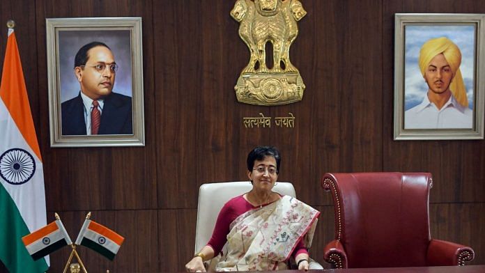 The video grabs and photographs in newspapers Monday show her seated in a white chair, next to the designated red chair of the CM. | ANI