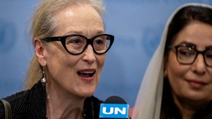 Meryl Streep spoke about the plight of Afghan women on the sidelines of the UNGA summit, stressing how even squirrels and cats have more freedom than them | Photo: X/@UN