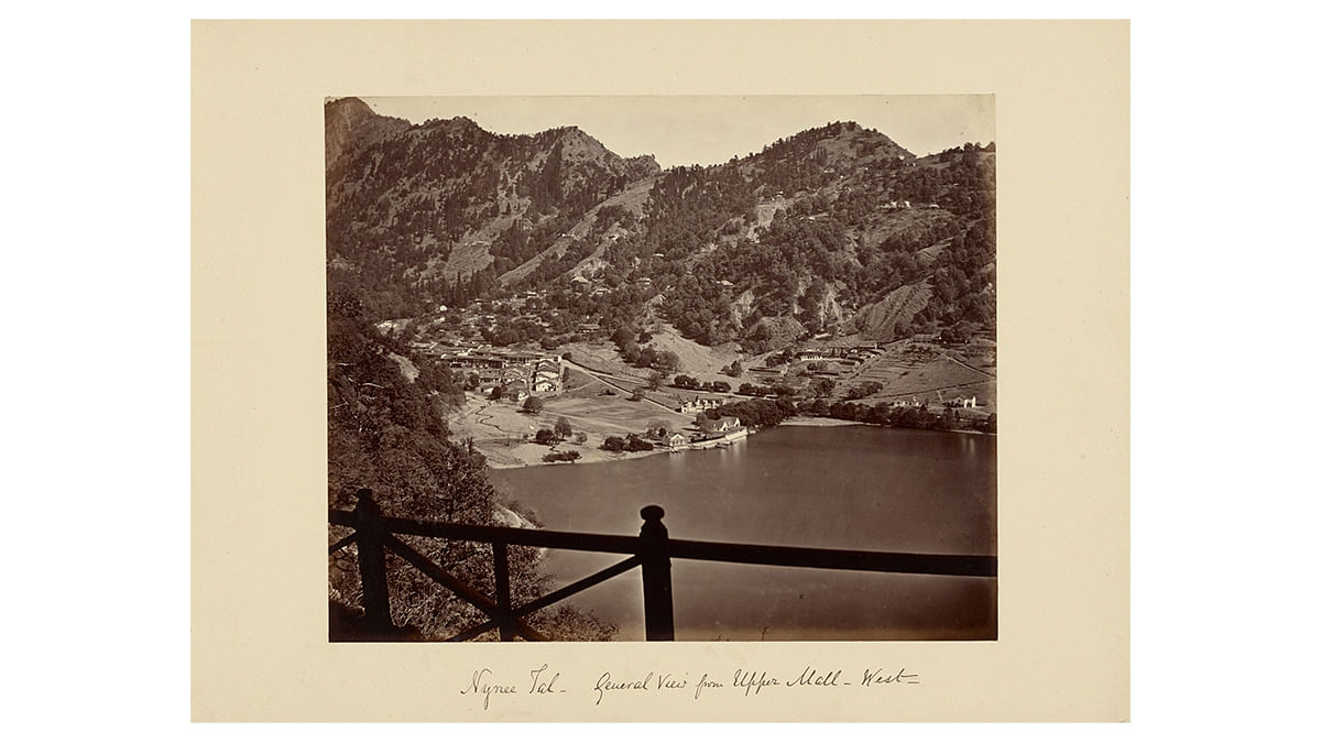 Nainital - general view from upper mall, West, John Edward Sache, Uttarakhand, India, 1860–1870. Image courtesy of The J. Paul Getty Museum, Los Angeles