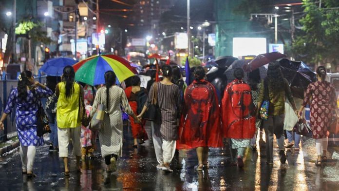 Protesters in Kolkata in aftermath of the rape-murder of trainee doctor | Photo: Manisha Mondal