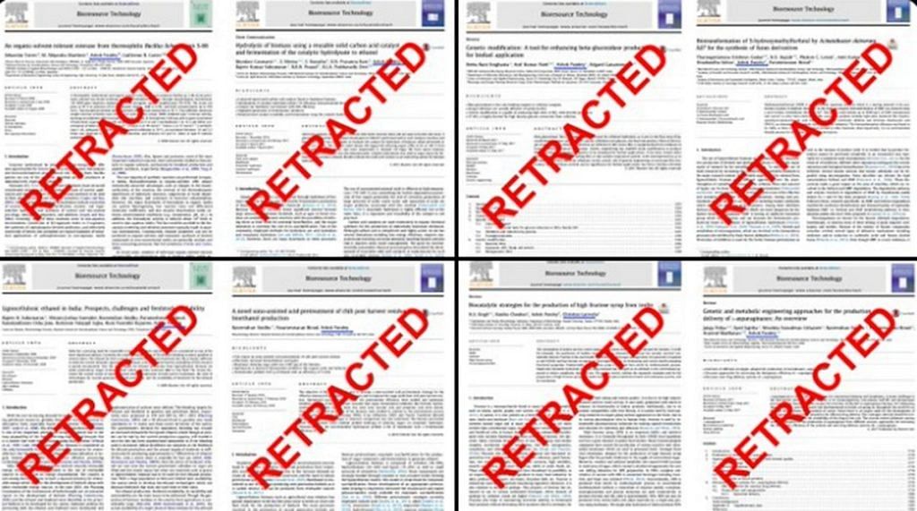 Retracted papers 