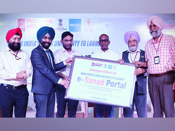 Chandigarh University Becomes North India's First University to Launch MEA's e-Sanad Portal to Help Students in Hassle-Free Document Verification