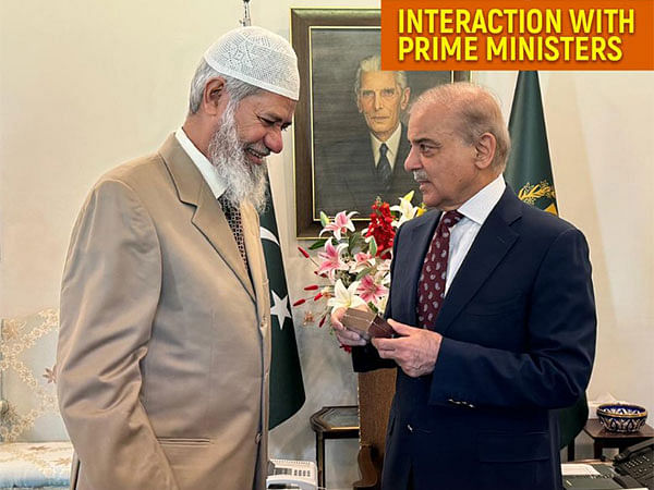 Fugitive Islamic preacher Zakir Naik meets Pakistan PM Shehbaz Sharif 