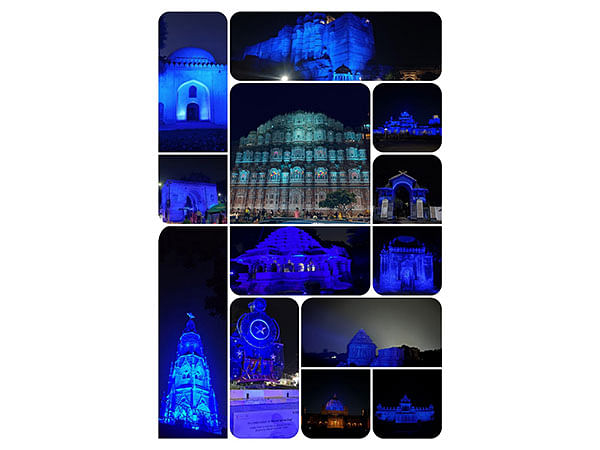 Iconic Monuments in India Turned Blue on October 4, in Support of Smile Train's Guinness World Records™ Attempt for World Smile Day®