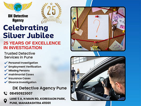 DK Detective Agency Pune Celebrates Silver Jubilee, Marks 25 Years of Excellence in Investigation DK Detective Agency Pune Celebrates Silver Jubilee, Marks 25 Years of Excellence in Investigation