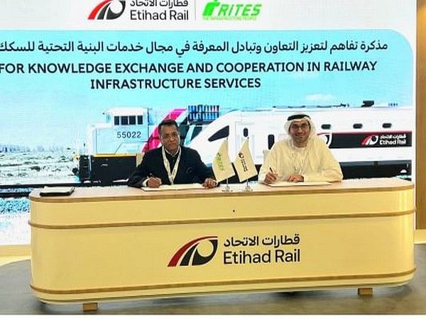 RITES signs MoU with Etihad Rail for rail infra development in UAE