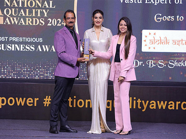 Dr. B. S. Shekhawat Honored With Most Trusted Astrologer & Vastu Expert of the Year Award at National Quality Awards 2024