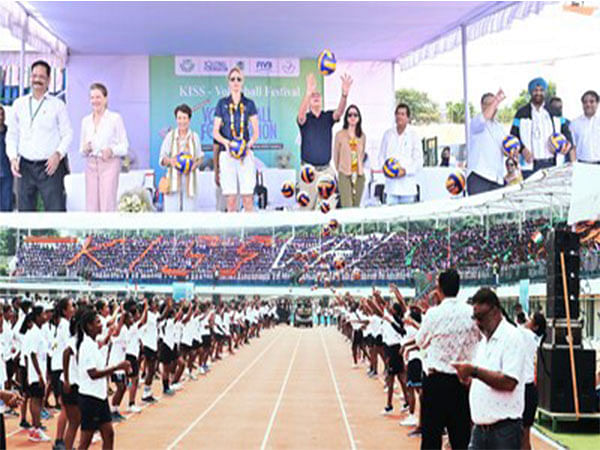 Over 5,000 Players Participate in Historic Volleyball Festival at KISS, Set Guinness World Record 