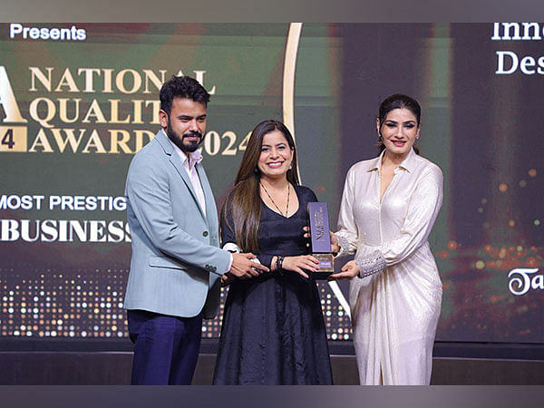 Talented Ritu Insan Honored with Innovative Fashion Designers in India Award at National Quality Awards 2024