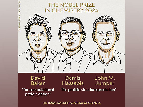 Nobel Prize in Chemistry awarded to David Baker, Demis Hassabis, John M Jumper for cracking the code for protein structures 