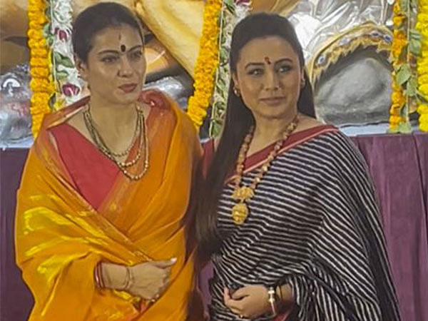 Kajol, Rani kick-start Durga Puja festivities, spotted together at pandal in Mumbai