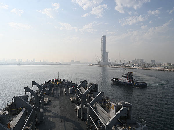 Indian Naval Ship Shardul arrives in Dubai