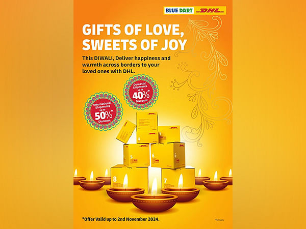 DHL Express Lights up Diwali with up to 50 per cent off for India's International Shipments