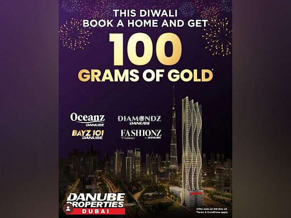 Danube Group Launches Exclusive Diwali Bonanza Offering 100 Grams of Gold to Indian customers