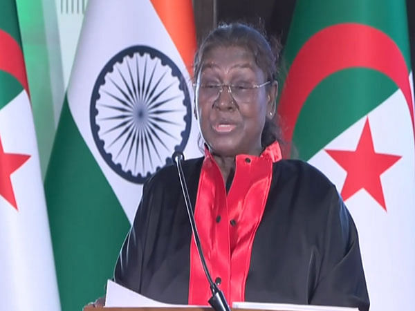 President Murmu conferred with Honorary Doctorate in Algeria