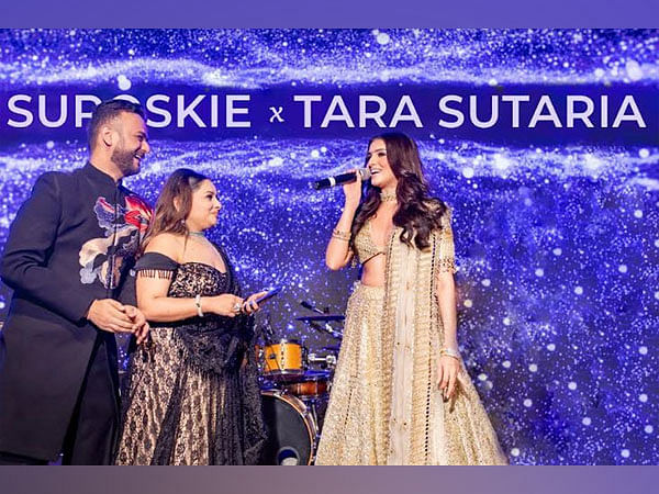 Tara Sutaria Joins Suroskie's Glamorous Sufi Night as the Brand Ambassador for Hair Care Range