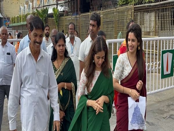 Ashika Ranganath seeks blessing at Tirupati's Lord Balaji Temple