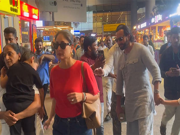 Saif, Kareena back in Mumbai post anniversary celebrations